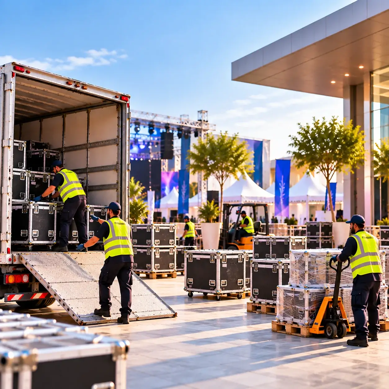 Event logistics expertise