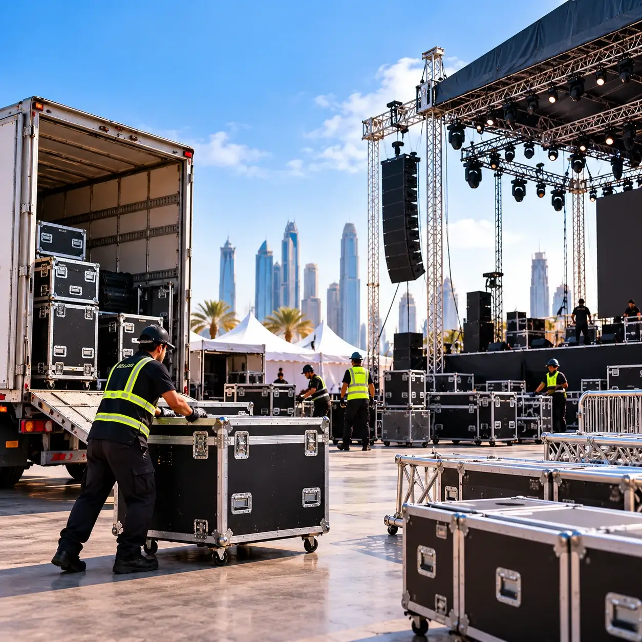 Event logistics operations