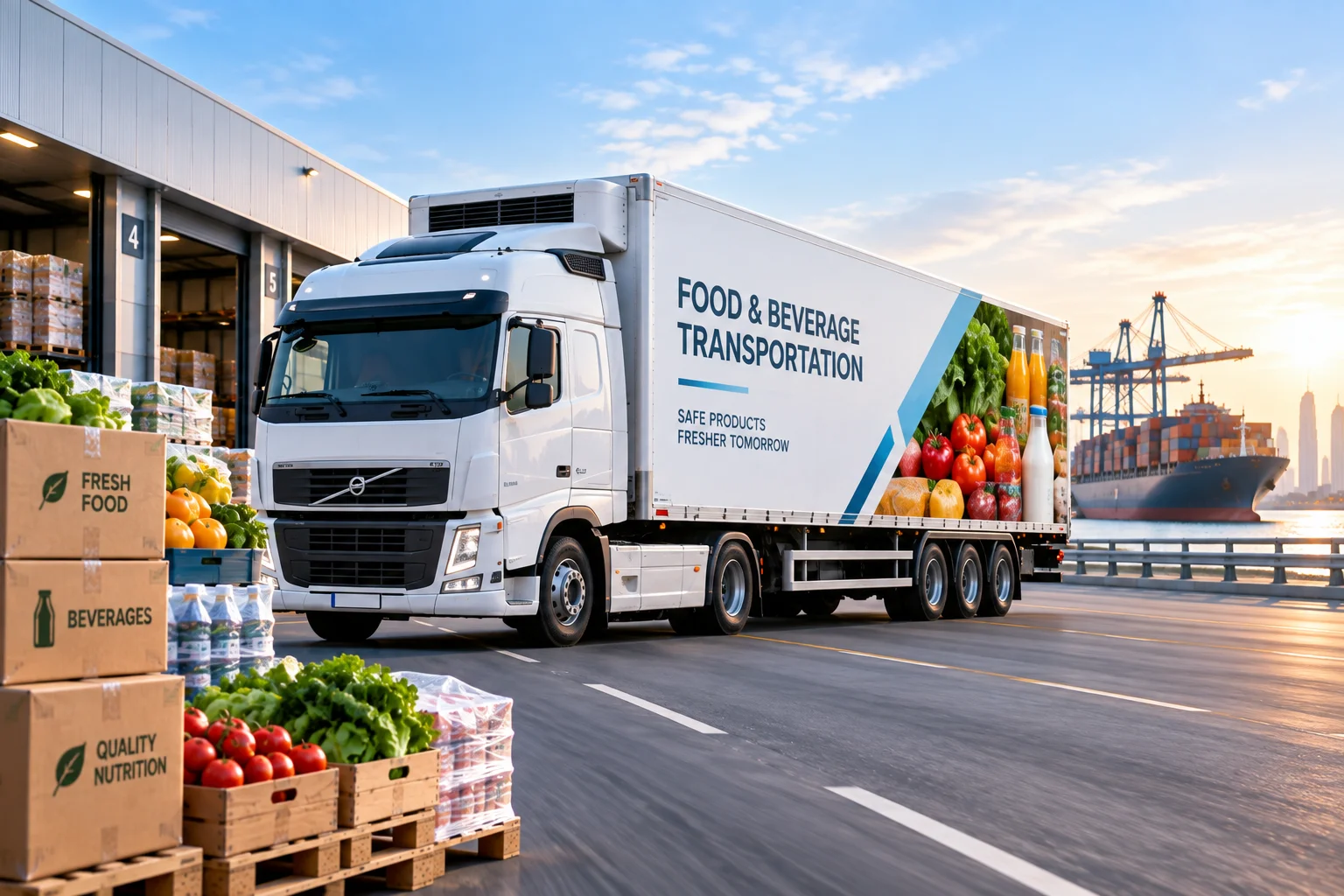 Food and beverage transportation logistics
