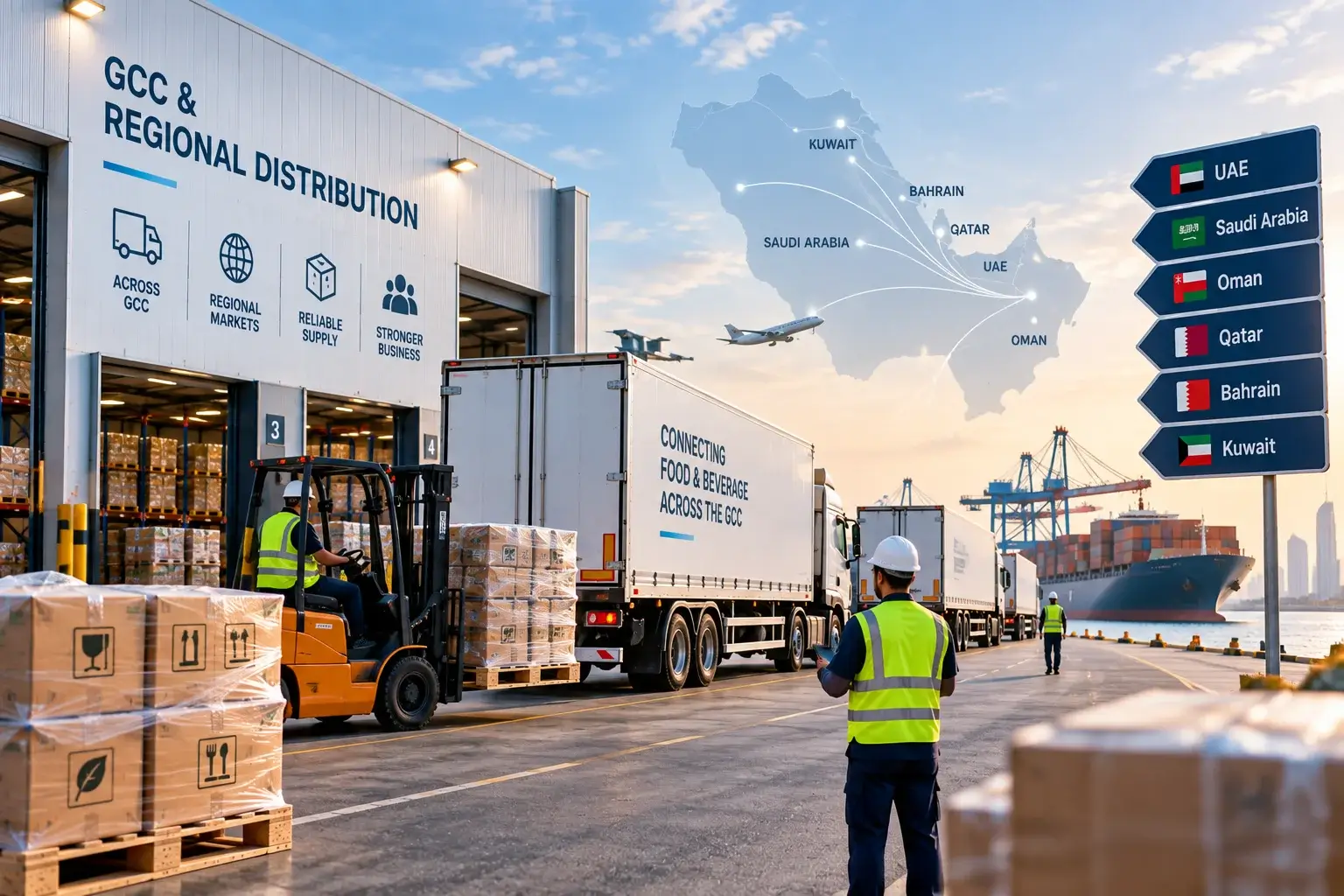 Regional food and beverage logistics support