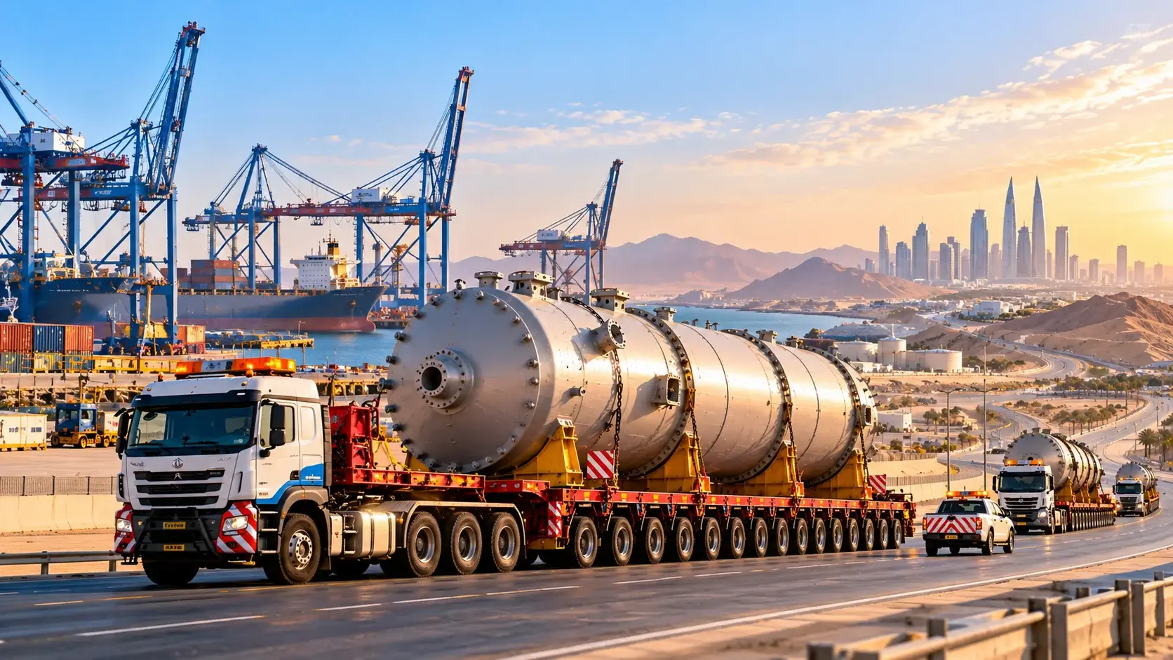 Regional project logistics support