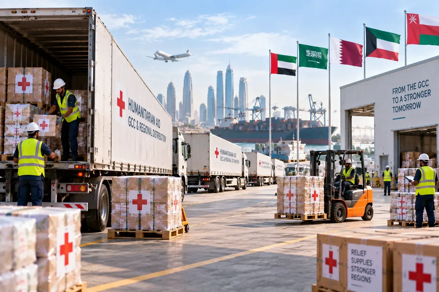 Regional humanitarian logistics support