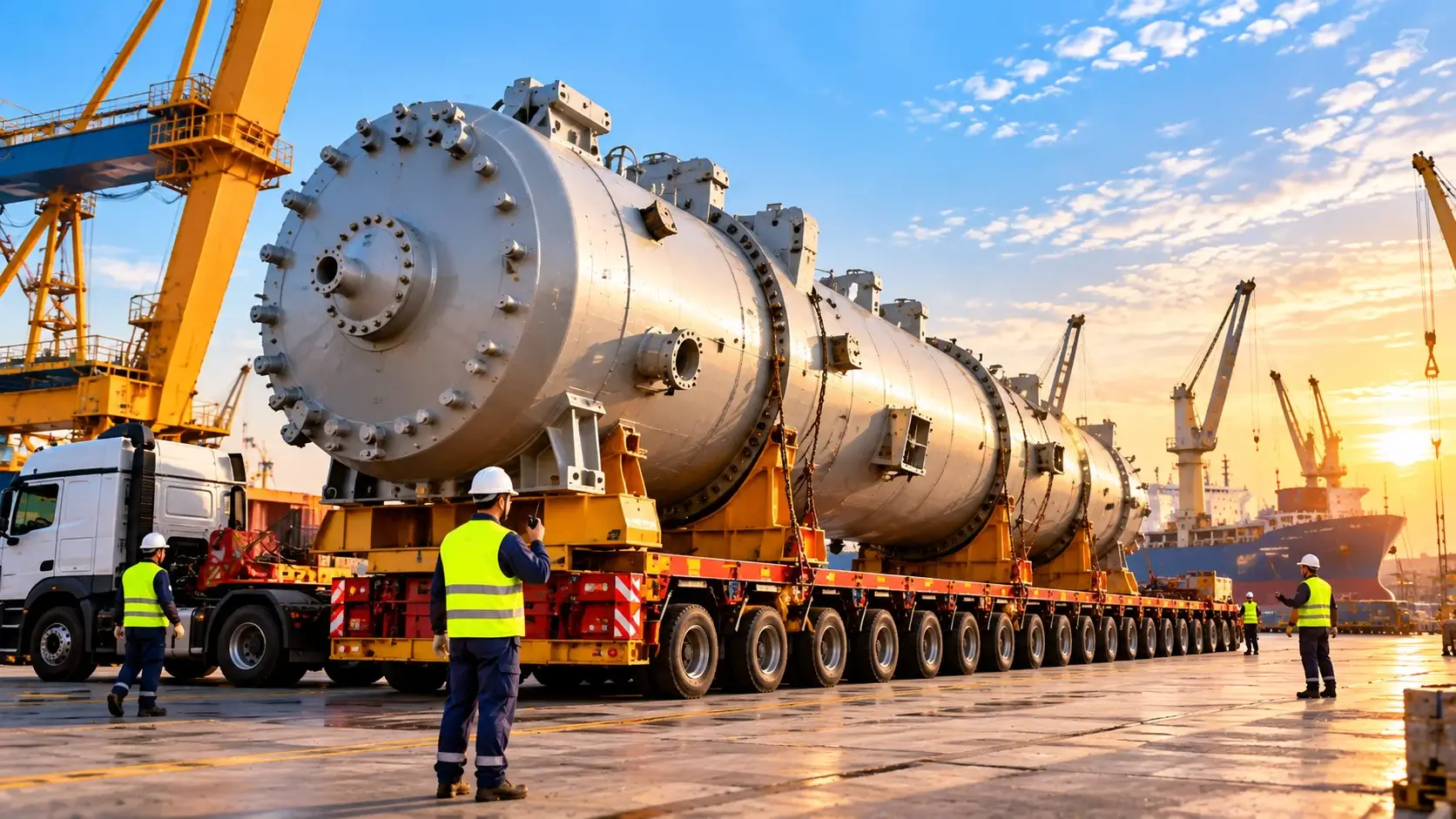 Heavy equipment and project cargo logistics