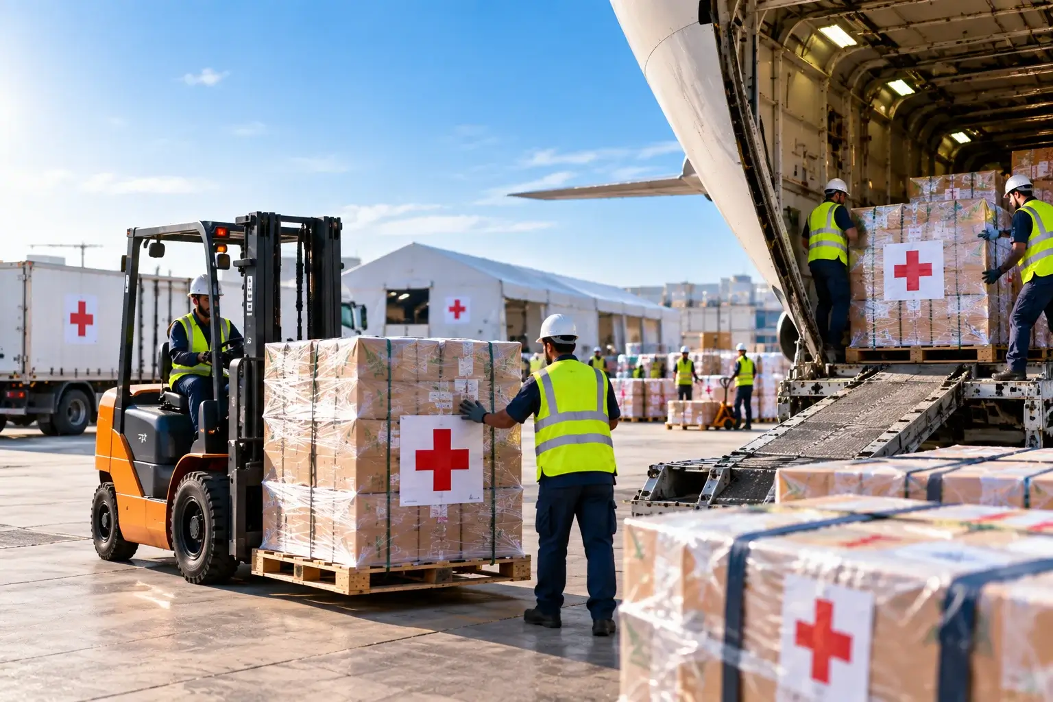 Humanitarian cargo handling