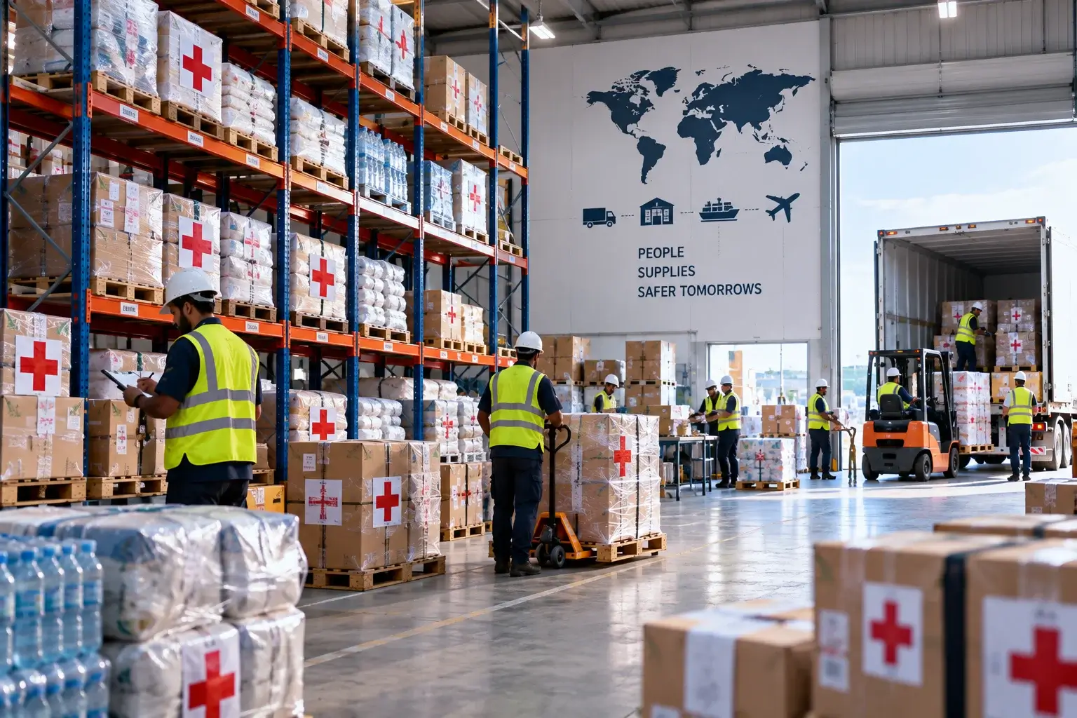 Humanitarian warehousing and storage