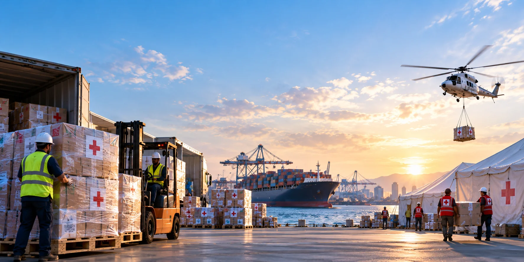 Humanitarian logistics transportation