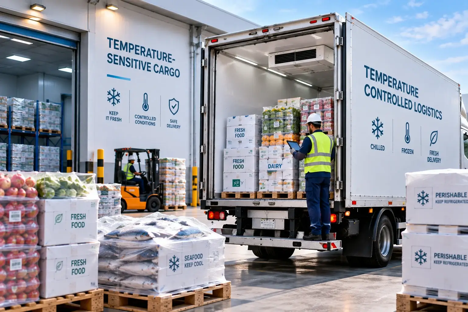 Temperature-sensitive food logistics