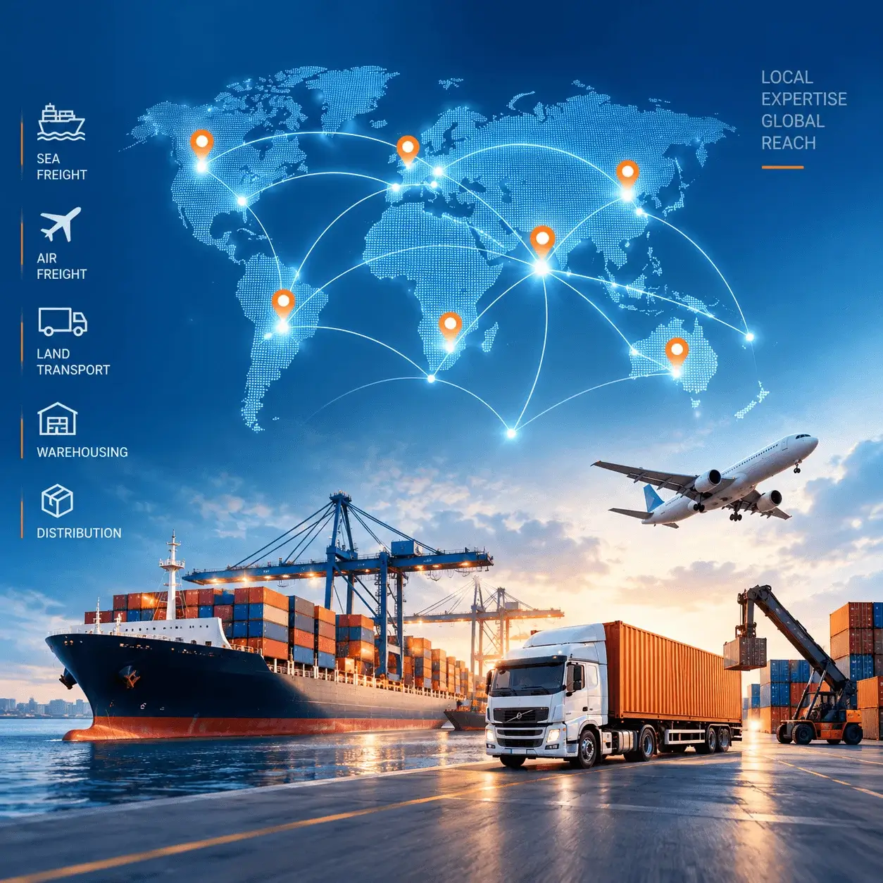 GCC and regional logistics network