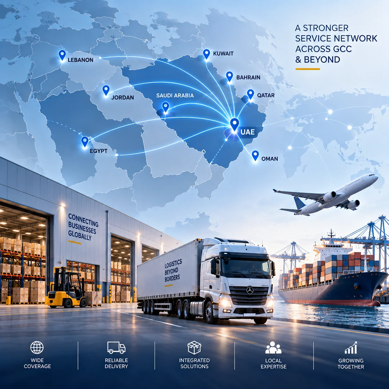 GCC and regional logistics network